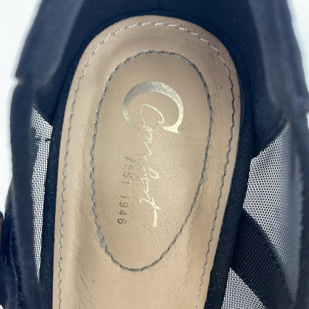 Comfort Est 1946, Chic Black Mary Jane Heels SIZE 11 , MESH SIDES - Picture 4 of 10
